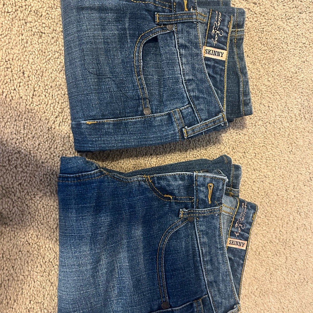 2 pair American Rag Blue Skinny Jeans